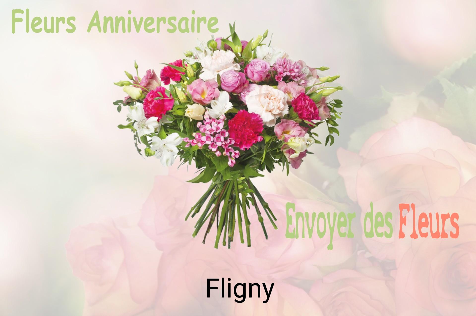 Bouquet de fleurs d’anniversaire livré à Fligny